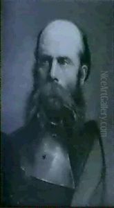 Potrait Eines Herrn In Rustung by Ernst Lafite