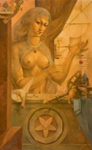 Venus Et Quatre Dessins Preparatoires Pour Ce Tableau (5 Works) Venus Et Quatre Dessins Preparatoires Pour Ce Tableau (5 Works)
