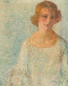 Portrait De L'actrice Claire Premore by Luc Lafnet