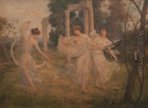 Fetes Champetres (pair) by Francois Lafon
