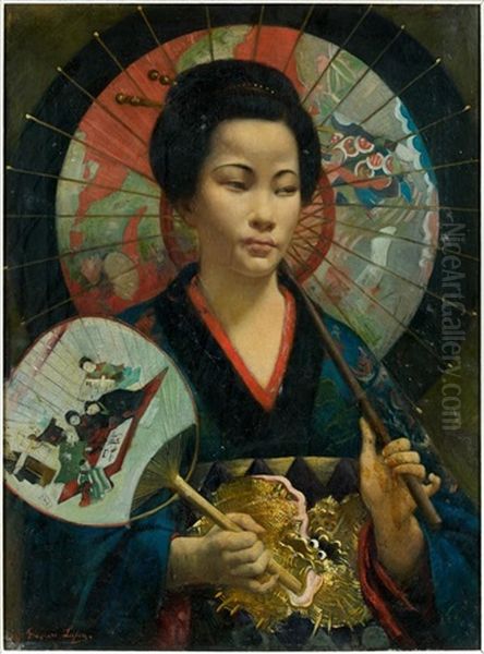 Leda : Japonaise A L'eventail - view 1