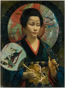 Leda : Japonaise A L'eventail