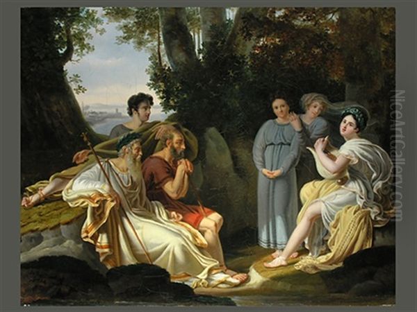 Sappho Singt Vor Dem Dichter Homer - view 1