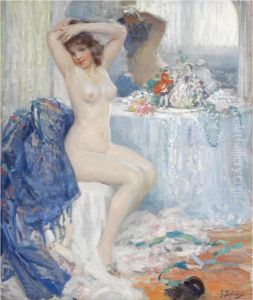 At Her Toilette