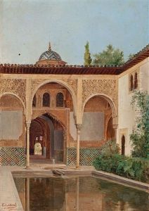 Patio De La Alhambra by Eduardo Lafore Alfaro