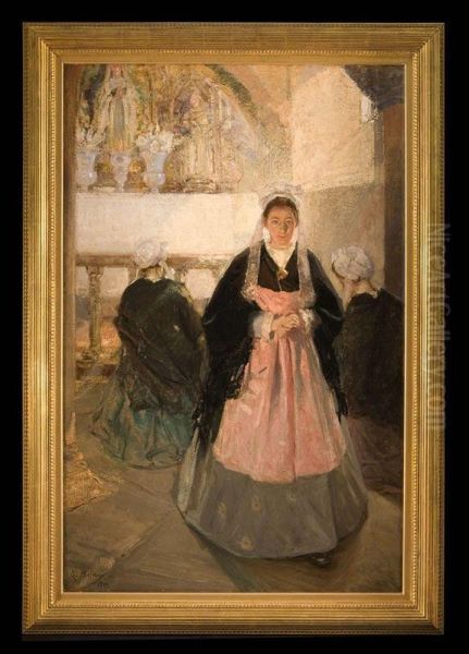 Young Women In Church - view 1
