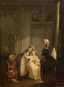 La Soubrette Confidente, La Marchande A La Toilette (pair)
