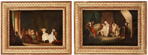 Le Lever Des Ouvrieres En Modes Och Ecole De Danse (2 Works) - view 1