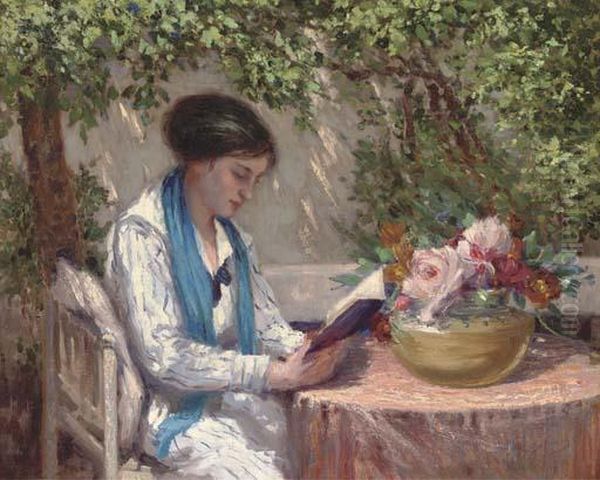 A Read In The Garden - view 1