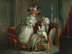 La Visite Des Animaux by Niklas Lafrensen the Younger
