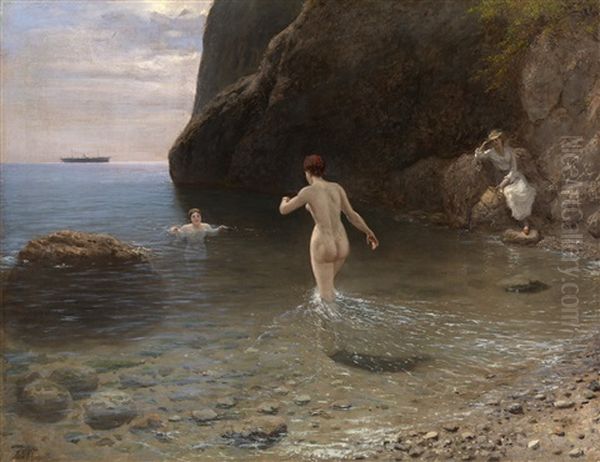 Bathing In Crimea - view 1