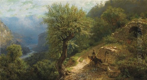 Horseman In The Caucasus - view 1