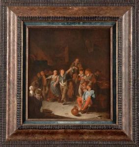 "scene D'auberge" by Cornelis (Pietersz.) Bega