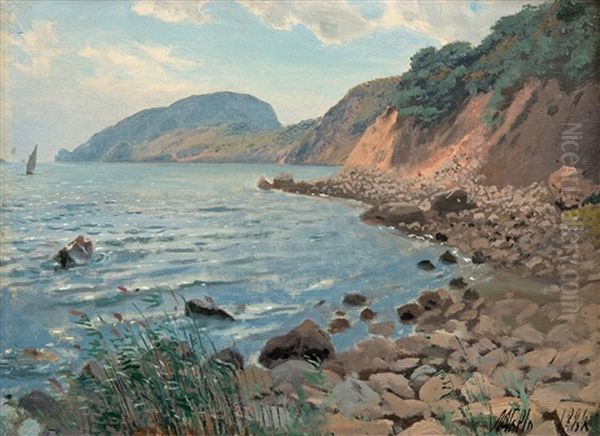 Summer Landscape By The Shore - view 1