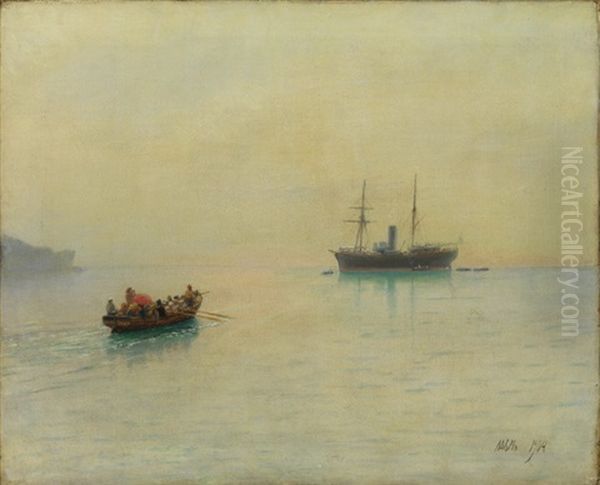Segelschiff Und Ruderboot - view 1