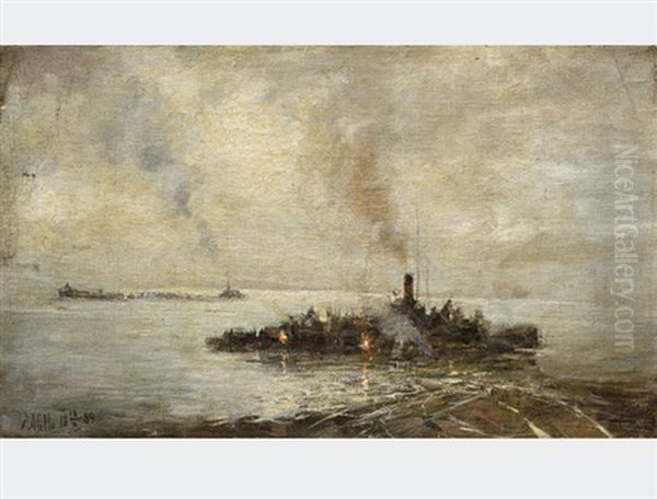 Warships In The Black Sea - view 1