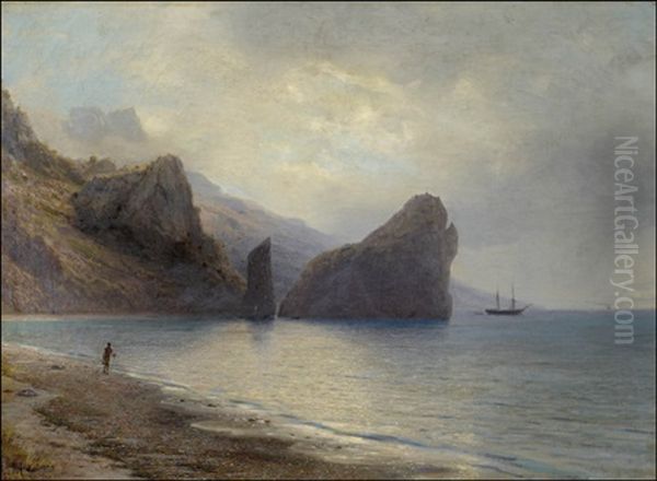Rocks By The Coast Of Crimea - view 1