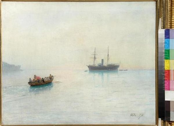 Segelschiff Und Ruderboot - view 1