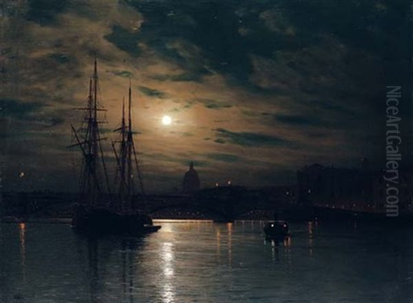 Night On The Neva, St. Petersburg - view 1