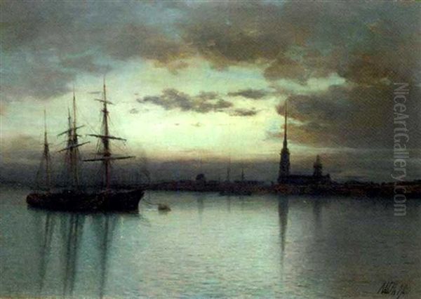 St. Petersburg At Dusk - view 1