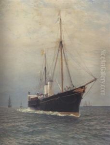 The Imperial Yacht, The "derzhava" by Lev Felixovich Lagorio