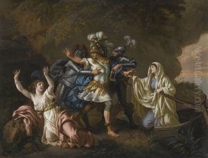 Rinaldo And Armida by Jean Jacques Lagrenee the Younger