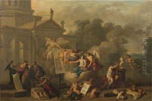 L'allegorie Des Arts by Jean Jacques Lagrenee the Younger
