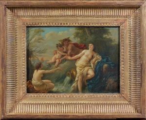 Mercure Confiant Bacchus Aux Nymphes Des Fontaines