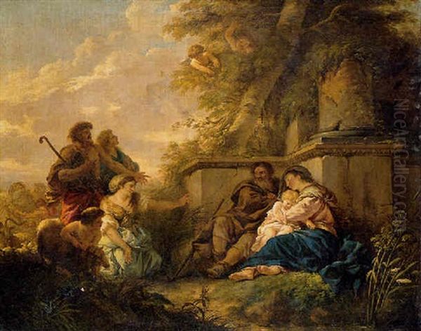 The Rest On The Flight Into Egypt - view 1