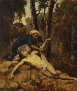 Der Barmherzige Samariter by Adalbert Franz Eugen Begas