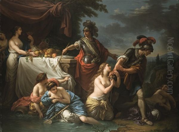 Charles And Ubalde, Surrounded By Nymphs On Their Way To Rescue Renaud From The Palais D'armide - view 1