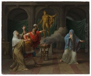 Alexandre Consulte L'oracle D'apollon by Louis Jean Francois Lagrenee