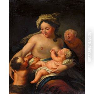 Caritas by Louis Jean Francois Lagrenee
