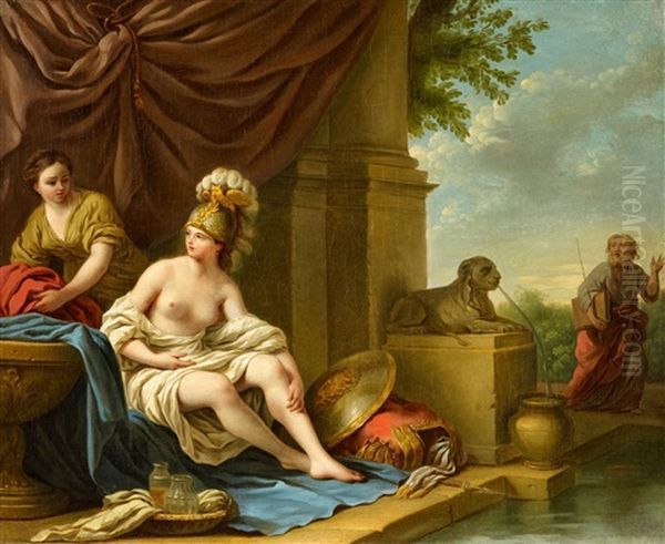 Teiresias And Athena - view 1