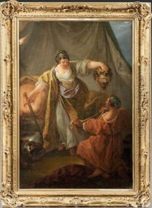 Judith Et Holopherne by Louis Jean Francois Lagrenee