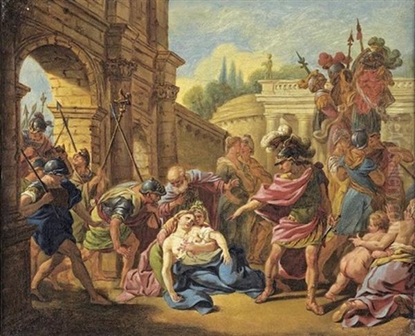 Horace, Charge Des Depouilles Des Curiaces, Tuant Sa Sour Qui Lui Reproche La Mort De Son Amant - view 1