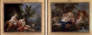 Venus Et Adonis (+ Mercure Confiant Bacchus Enfant Aux Soins Des Corybantes; Pair) Venus Et Adonis (+ Mercure Confiant Bacchus Enfant Aux Soins Des Corybantes; Pair)