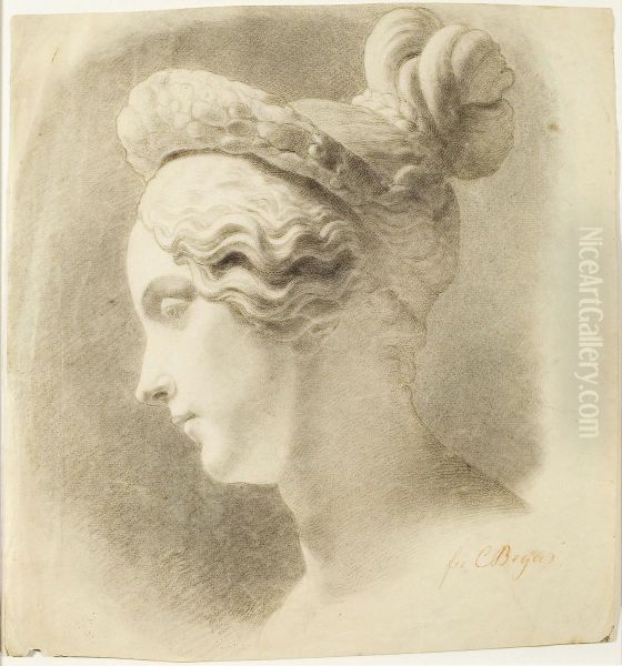 Kopfstudie Einer Frau Im Profil - view 1