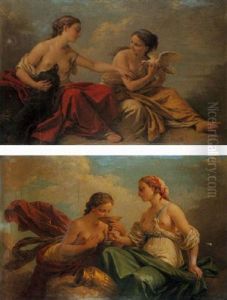 La Fidelite Et L'innocence by Louis Jean Francois Lagrenee
