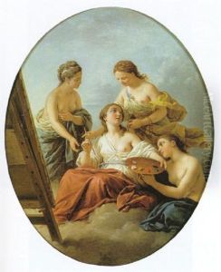 La Peinture Aimee Des Graces by Louis Jean Francois Lagrenee