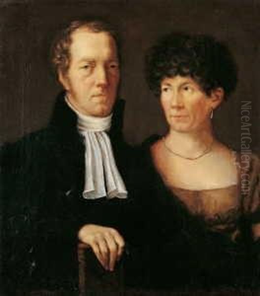 Doppelbildnis Der Eltern Des Kunstlers.
 Signiert Und Datiert Oben Links: C Begas F./anno - view 1