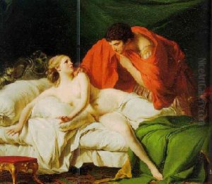 Tarquin And Lucretia by Louis Jean Francois Lagrenee