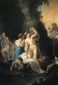 Diane Sortant Du Bain Surprise Par Act,on Diane Sortant Du Bain Surprise Par Act,on