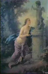 Invocation A L'amour Une Jeune Fille Qui Se Regarde Dans L'eau Invocation A L'amour Une Jeune Fille Qui Se Regarde Dans L'eau