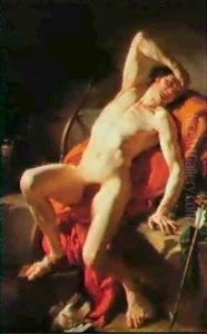 Philoctetes On Lemnos by Louis Jean Francois Lagrenee