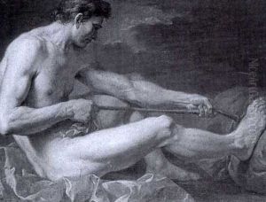 Nu D'homme by Louis Jean Francois Lagrenee