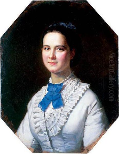 Portret Mlodej Kobiety, 1870 R. - view 1
