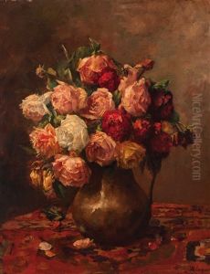 Still Life With Roses by Baruch Lopes de Leao Laguna