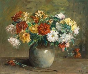 Chrysanthemes Dans Un Vase