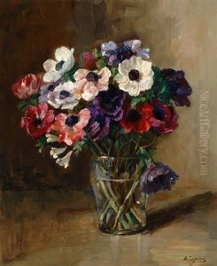 Still Life With Anemone by Baruch Lopes de Leao Laguna